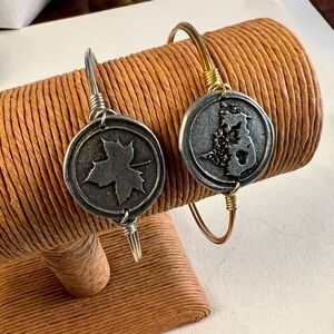 Luca +Danni Bangle Bracelets. Set of 2.